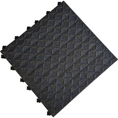 Ergo Advantage - 18" Long x 18" Wide x 1" Thick, Anti-Fatigue Modular Matting Anti-Fatigue Flooring - Apex Tool & Supply