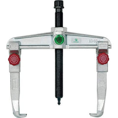 KUKKO - 2 Jaw, 1-1/2" to 7-7/8" Spread, 6-1/2 Ton Capacity, Reversible Puller - 5-7/8" Reach, For Bearings, Gears, Discs, Bushings, Seals - Apex Tool & Supply