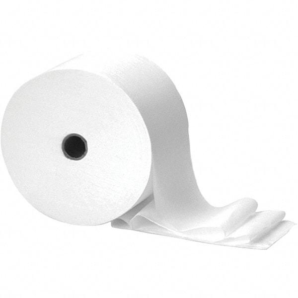 PRO-SOURCE - Small Core Bath Tissue, 850' Roll Length x 3.88" Sheet Width - 1 Ply, White, Recycled Fiber, 24 Rolls - Apex Tool & Supply