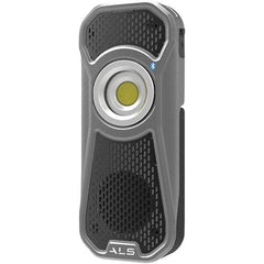 Advanced Lighting Systems - 3.7 Volt, Aluminum Audio Work Light - 600 Lumens, Rechargeable Battery, LED Lamp - Apex Tool & Supply