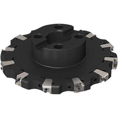 Seco - Shell Mount Connection, 0.669" Cutting Width, 2-1/8" Depth of Cut, 200mm Cutter Diam, 40mm Hole Diam, 6 Tooth Indexable Slotting Cutter - R335.25 Toolholder, XNHQ 1407 Insert, Right Hand Cutting Direction - Apex Tool & Supply
