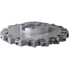 Seco - Shell Mount Connection, 1.024" Cutting Width, 91.5mm Depth of Cut, 315mm Cutter Diam, 60mm Hole Diam, 9 Tooth Indexable Slotting Cutter - R335.25 Toolholder, XNHQ 1707 Insert, Right Hand Cutting Direction - Apex Tool & Supply