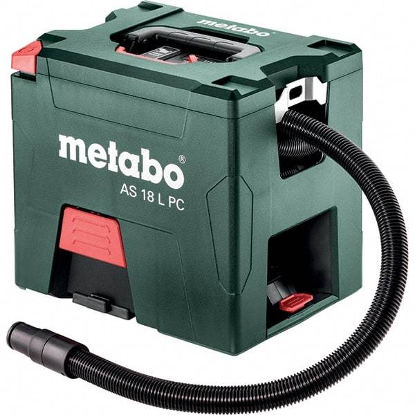 Metabo - 2 Gal Capacity, Cordless Portable Wet/Dry Vacuum Bare - 18 Volts, 16.5 Lb - Apex Tool & Supply