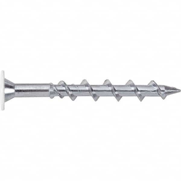 DeWALT Anchors & Fasteners - 1/4" Diam, 2 Overall Length, Phillips Drive Concrete Screw & Masonry Fastener - Apex Tool & Supply