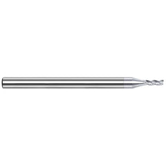 Harvey Tool - Square End Mills; Mill Diameter (Inch): 3/16 ; Mill Diameter (Decimal Inch): 0.1875 ; Length of Cut (Decimal Inch): 0.1500 ; Material: Solid Carbide ; Finish/Coating: TiB2 ; Shank Diameter (Inch): 3/16 - Exact Industrial Supply
