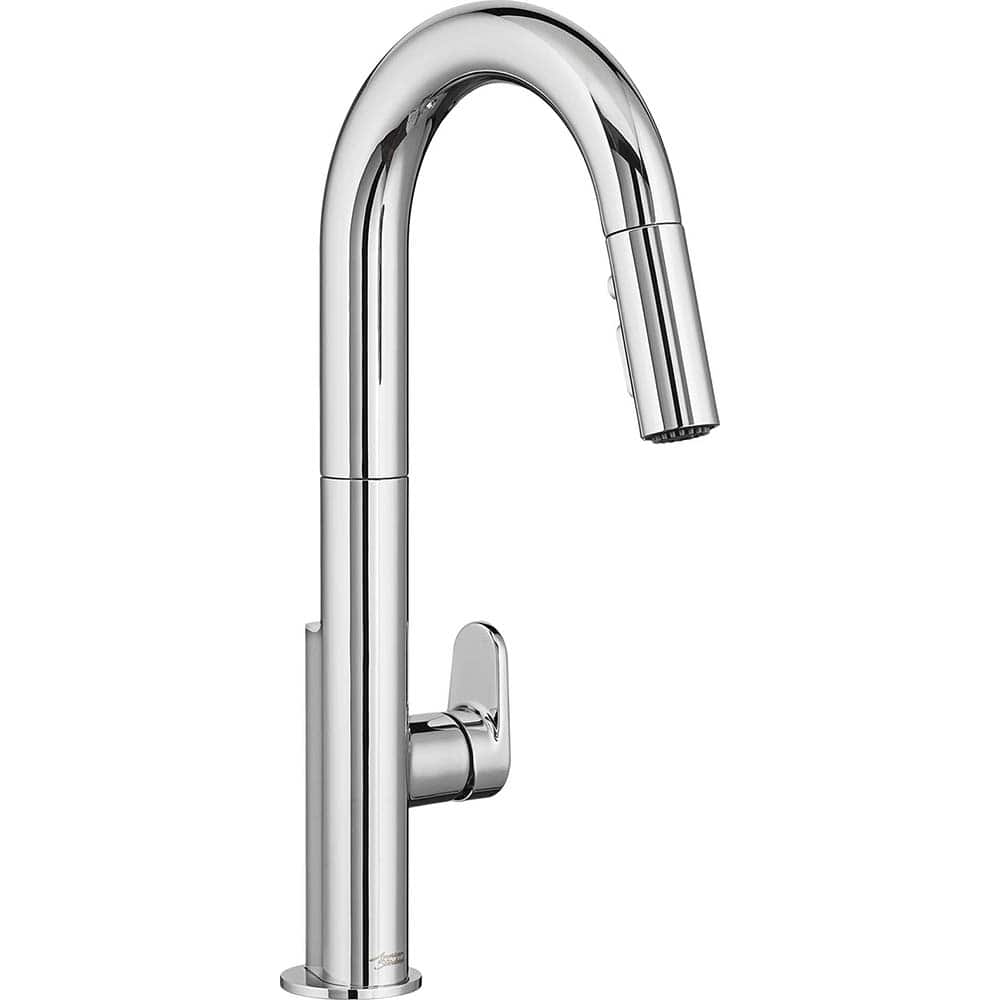 American Standard - Kitchen & Bar Faucets; Type: Pull Down ; Style: Contemporary; Modern; Transitional ; Mount: Deck ; Design: One Handle ; Handle Type: Lever ; Spout Type: High Arc - Exact Industrial Supply