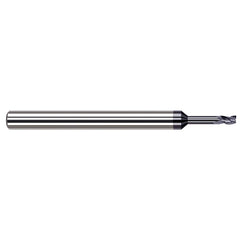 Harvey Tool - Square End Mills Mill Diameter (Decimal Inch): 0.0300 Length of Cut (Decimal Inch): 0.0450 - Apex Tool & Supply