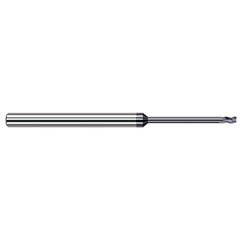 Harvey Tool - 5/64" Diam 3 Flute Solid Carbide 0.01" Corner Radius - Exact Industrial Supply