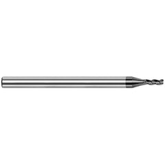 Harvey Tool - Corner Radius & Corner Chamfer End Mills; Mill Diameter (mm): 0.50 ; Mill Diameter (Decimal Inch): 0.0200 ; End Type: Corner Radius ; Corner Radius (Decimal Inch): 0.0020 ; Number of Flutes: 3 ; Material: Solid Carbide - Exact Industrial Supply