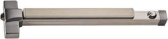 PDQ - 33 to 48" Wide Door Range, Antimicrobial, Satin Stainless Steel Finish Fire Rated Rim Exit Push Bar - Fits 37 to 48" Door - Apex Tool & Supply