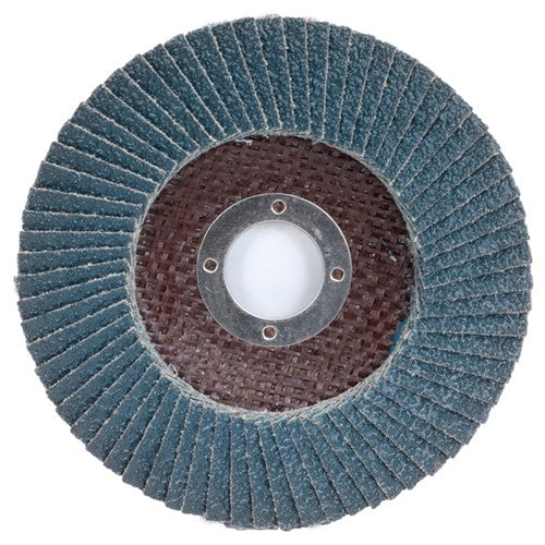 4 1/2″ × 1/4″ × 7/8″ PowerFlex Flap Disc Type 27 Flat 60 Grit - Apex Tool & Supply
