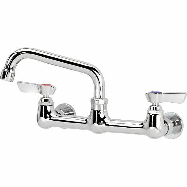 Krowne - Wall Mount, Service Sink Faucet without Spray - Two Handle, Blade Handle, Standard Spout, No Drain - Apex Tool & Supply