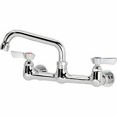 Krowne - Wall Mount, Service Sink Faucet without Spray - Two Handle, Blade Handle, Standard Spout, No Drain - Apex Tool & Supply