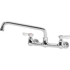 Krowne - Wall Mount, Service Sink Faucet without Spray - Two Handle, Blade Handle, Standard Spout, No Drain - Apex Tool & Supply