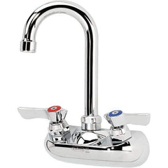 Krowne - Wall Mount, Bar and Hospitality Faucet without Spray - Two Handle, Color Coded Handle, Standard Spout, No Drain - Apex Tool & Supply