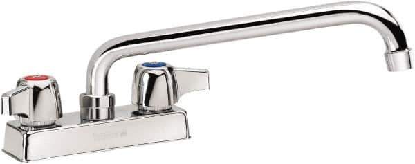 Krowne - Deck Mount, Bar and Hospitality Faucet without Spray - Two Handle, Color Coded Handle, Standard Spout, No Drain - Apex Tool & Supply