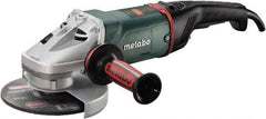 Metabo - 7" Wheel Diam, 8,500 RPM, Corded Angle & Disc Grinder - 5/8-11 Spindle, 15 Amps - Apex Tool & Supply