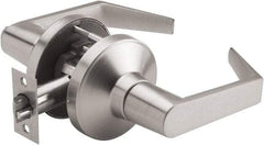 PDQ - Heavy Duty Privacy Lever Lockset - 2-3/4" Back Set, Keyless Cylinder, Zinc, Antimicrobial Coated, Satin Chrome Plated Finish - Apex Tool & Supply