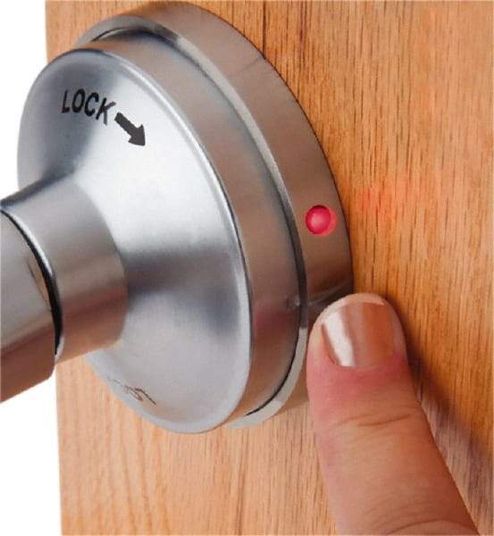 PDQ - Heavy Duty Classroom Intruder Lever Lockset - 2-3/4" Back Set, Small Format I/C Less Cylinder, Zinc, Satin Chrome Plated Finish - Apex Tool & Supply
