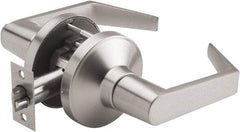 PDQ - Heavy Duty Privacy Lever Lockset - 2-3/4" Back Set, Keyless Cylinder, Zinc, Antimicrobial Coated, Satin Chrome Plated Finish - Apex Tool & Supply