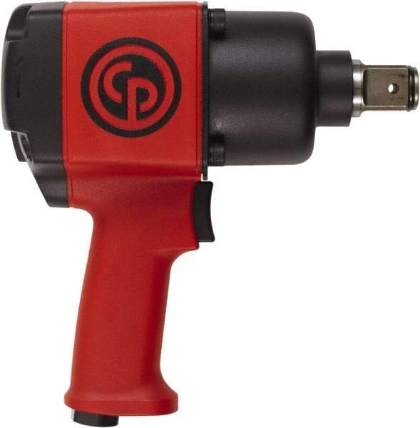 Chicago Pneumatic - 1" Drive, 6,300 RPM, 950 Ft/Lb Torque Impact Wrench - Pistol Grip Handle, 900 IPM, 30 CFM, 90 psi, 3/8" NPT Inlet - Apex Tool & Supply