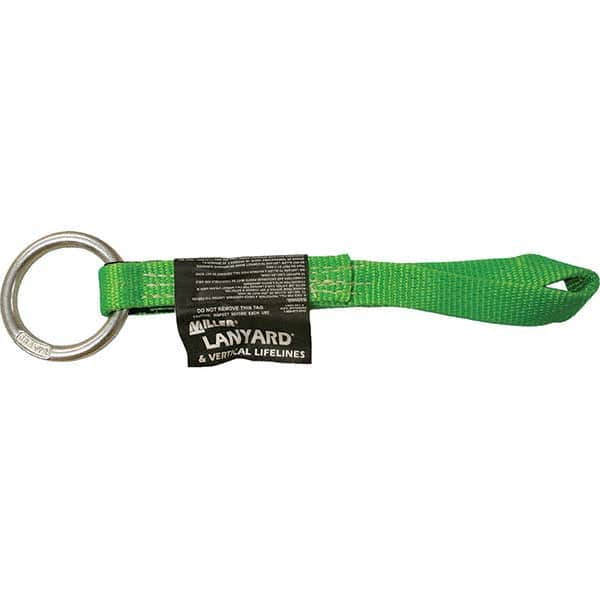 Miller - Lanyards & Lifelines Type: O-Ring Extension Length (Inch): 18 - Apex Tool & Supply