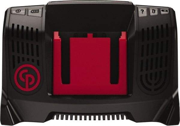 Chicago Pneumatic - 20 Volt, 1 Battery Lithium-Ion Power Tool Charger - AC Wall Outlet/Vehicle DC Outlet Power Source - Apex Tool & Supply