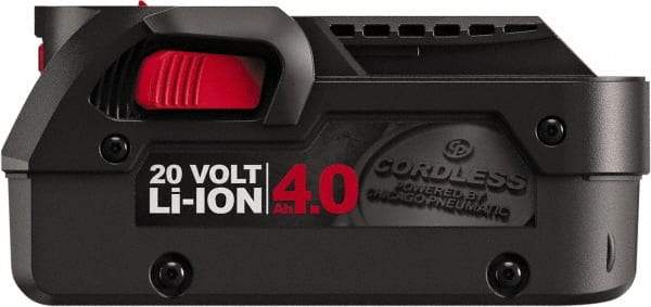 Chicago Pneumatic - 20 Volt Lithium-Ion Power Tool Battery - 1-1/2 hr Charge Time, Series CP20 - Apex Tool & Supply