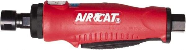 AIRCAT - 1/4" Collet, Straight Handle, Straight Air Die Grinder - 22,000 RPM, Rear Exhaust, 6 CFM, 0.5 hp, 90 psi, 1/4" Inlet - Apex Tool & Supply