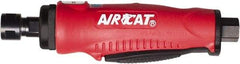 AIRCAT - 1/4" Collet, Straight Handle, Straight Air Die Grinder - 20,000 RPM, Rear Exhaust, 4 CFM, 0.38 hp, 90 psi, 1/4" Inlet - Apex Tool & Supply