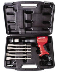 AIRCAT - 3,000 BPM, 2.8 Inch Long Stroke, Air Hammer Kit - 7.16 CFM Air Consumption, 1/4 Inch Inlet - Apex Tool & Supply