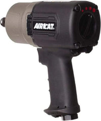AIRCAT - 3/4" Drive, 6,500 RPM, 1,400 Ft/Lb Torque Impact Wrench - Pistol Grip Handle, 1,300 IPM, 8 CFM, 90 psi, 3/8" NPT Inlet - Apex Tool & Supply
