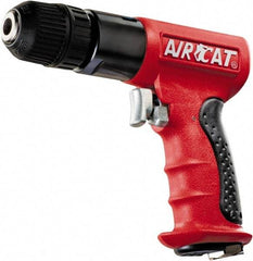 AIRCAT - 3/8" Reversible Keyless Chuck - Pistol Grip Handle, 1,800 RPM, 6 CFM, 0.625 hp, 90 psi - Apex Tool & Supply