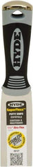Hyde Tools - 1-1/2" Wide Spring Blade Stainless Steel Putty Knife - Flexible, Plastic Handle - Apex Tool & Supply
