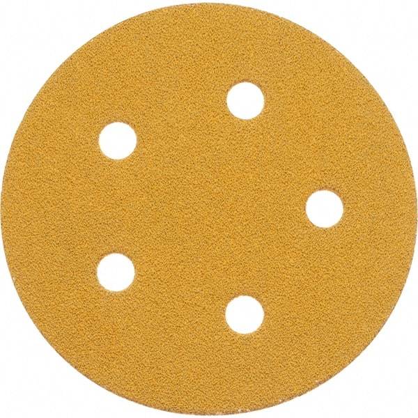 3M - 5" Diam, 320 Grit, Aluminum Oxide Hook & Loop Disc - Extra Fine Grade, Coated, Series 255L - Apex Tool & Supply