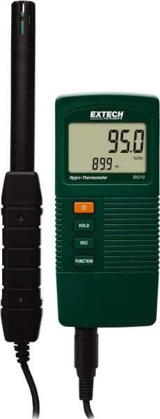 Extech - Thermometer/Hygrometers & Barometers Type: Hygrometer Minimum Relative Humidity (%): 10 - Apex Tool & Supply