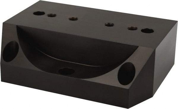 Kurt - 1 Piece Vise Riser - Aluminum, 8" Long, 6" Wide, 2-1/2" High - Apex Tool & Supply