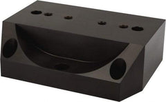 Kurt - 1 Piece Vise Riser - Aluminum, 8" Long, 6" Wide, 2-1/2" High - Apex Tool & Supply