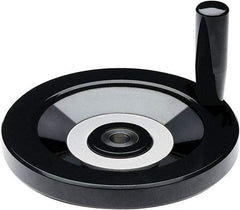 Elesa - 6.89" Diam, Duroplast Handwheel Only - 1.57" Hub Diam - Apex Tool & Supply