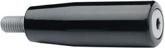 Elesa - 3/8-16 Threaded Stem, Revolving Handwheel & Machine Handle - Duroplast Traditional Handle, 0.71" Long Steel Stem, 3.54" Handle Length - Apex Tool & Supply