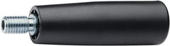 Elesa - M8 Threaded Stem, Revolving Handwheel & Machine Handle - High Impact Polypropylene Traditional Handle, 0.59" Long Steel Stem, 3.15" Handle Length - Apex Tool & Supply