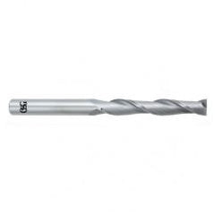 16mm Dia. x 153mm Overall Length 2-Flute Square End Solid Carbide SE End Mill-Round Shank-Center Cutting-Uncoated - Apex Tool & Supply