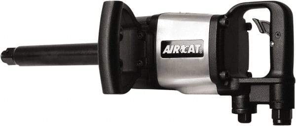 AIRCAT - 1" Drive, 5,000 RPM, 1,800 Ft/Lb Torque Impact Wrench - D-Handle, 1,400 IPM, 12 CFM, 90 psi, 1/2" NPT Inlet - Apex Tool & Supply