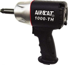 AIRCAT - 1/2" Drive, 8,000 RPM, 800 Ft/Lb Torque Impact Wrench - Pistol Grip Handle, 1,300 IPM, 8 CFM, 90 psi, 1/4" NPT Inlet - Apex Tool & Supply