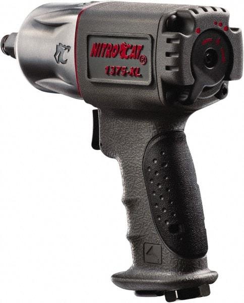 AIRCAT - 1/2" Drive, 10,000 RPM, 500 Ft/Lb Torque Impact Wrench - Pistol Grip Handle, 1,350 IPM, 6 CFM, 90 psi, 1/4" NPT Inlet - Apex Tool & Supply