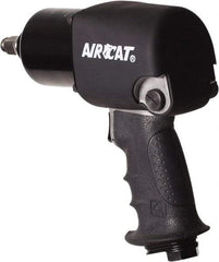 AIRCAT - 1/2" Drive, 9,500 RPM, 725 Ft/Lb Torque Impact Wrench - Pistol Grip Handle, 1,600 IPM, 8 CFM, 90 psi, 1/4" NPT Inlet - Apex Tool & Supply