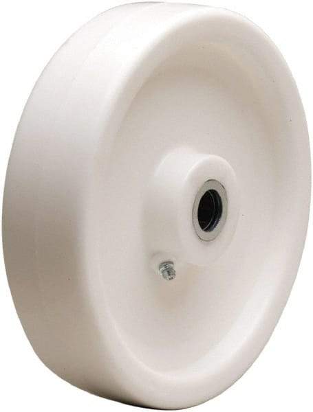 Hamilton - 8 Inch Diameter x 2 Inch Wide, Polyolefin Caster Wheel - 900 Lb. Capacity, 2-3/16 Inch Hub Length, 3/4 Inch Axle Diameter, Straight Roller Bearing - Apex Tool & Supply