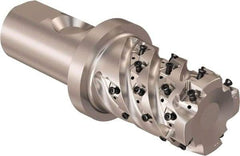 Seco - 40mm Cutting Diam, 32mm Shank Diam, 8mm Max Depth of Cut, Straight Shank Indexable Copy End Mill - 4 Inserts, LOEX Insert, R217.94 Toolholder - Apex Tool & Supply