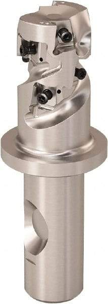 Seco - 25mm Cutting Diam, 20mm Shank Diam, 8mm Max Depth of Cut, Straight Shank Indexable Copy End Mill - 2 Inserts, LOEX Insert, R217.94 Toolholder - Apex Tool & Supply