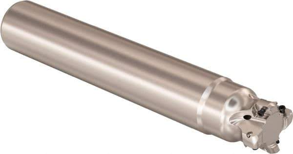 Seco - 32mm Cutting Diam, 32mm Shank Diam, 0.9mm Max Depth of Cut, Straight Shank Indexable Copy End Mill - 4 Inserts, LOHT Insert, R217.21 Toolholder - Apex Tool & Supply